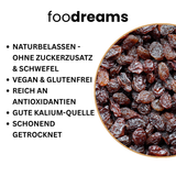 Rosinen Weinbeeren ungesüßt & ungeschwefelt1