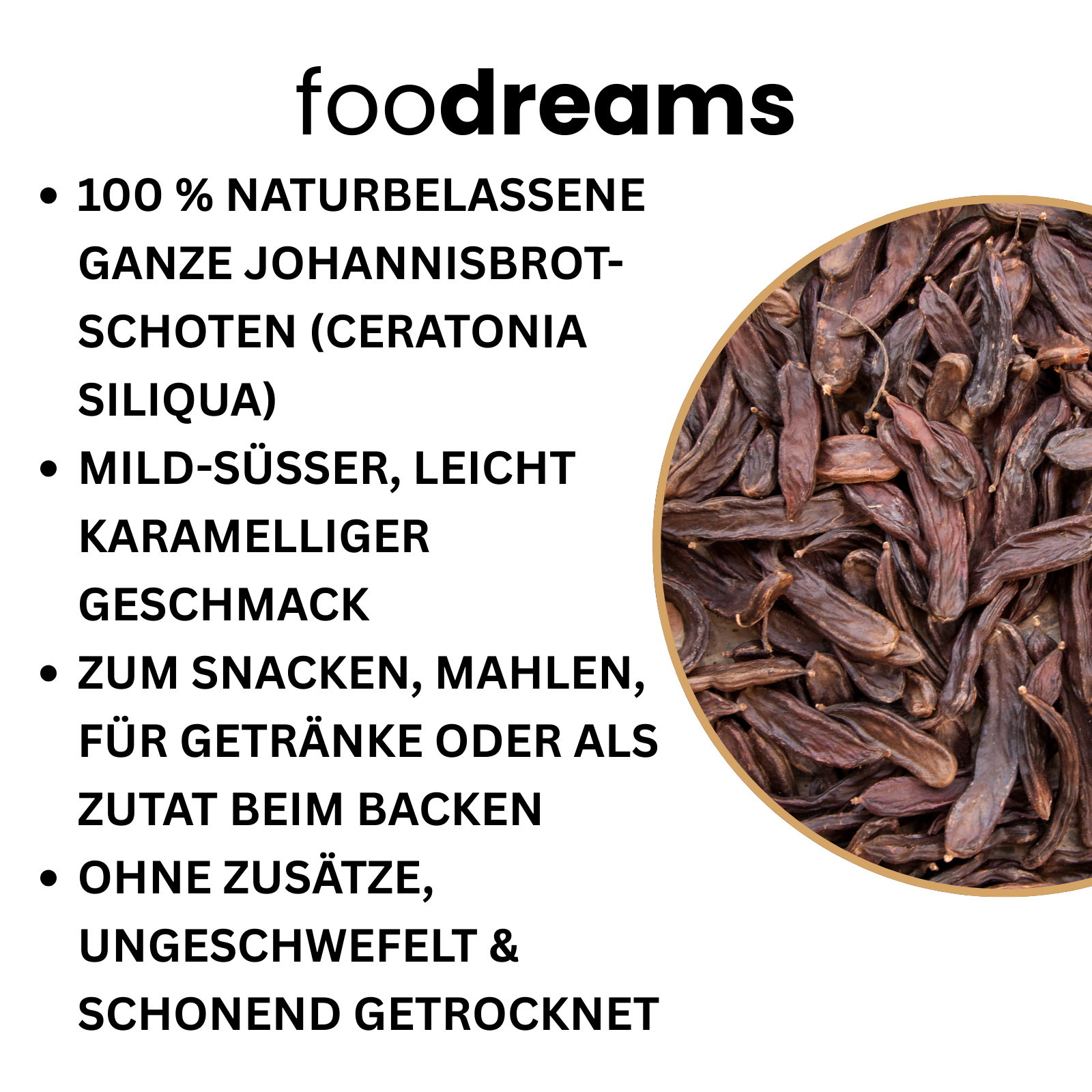 Johannisbrot ganze Schoten